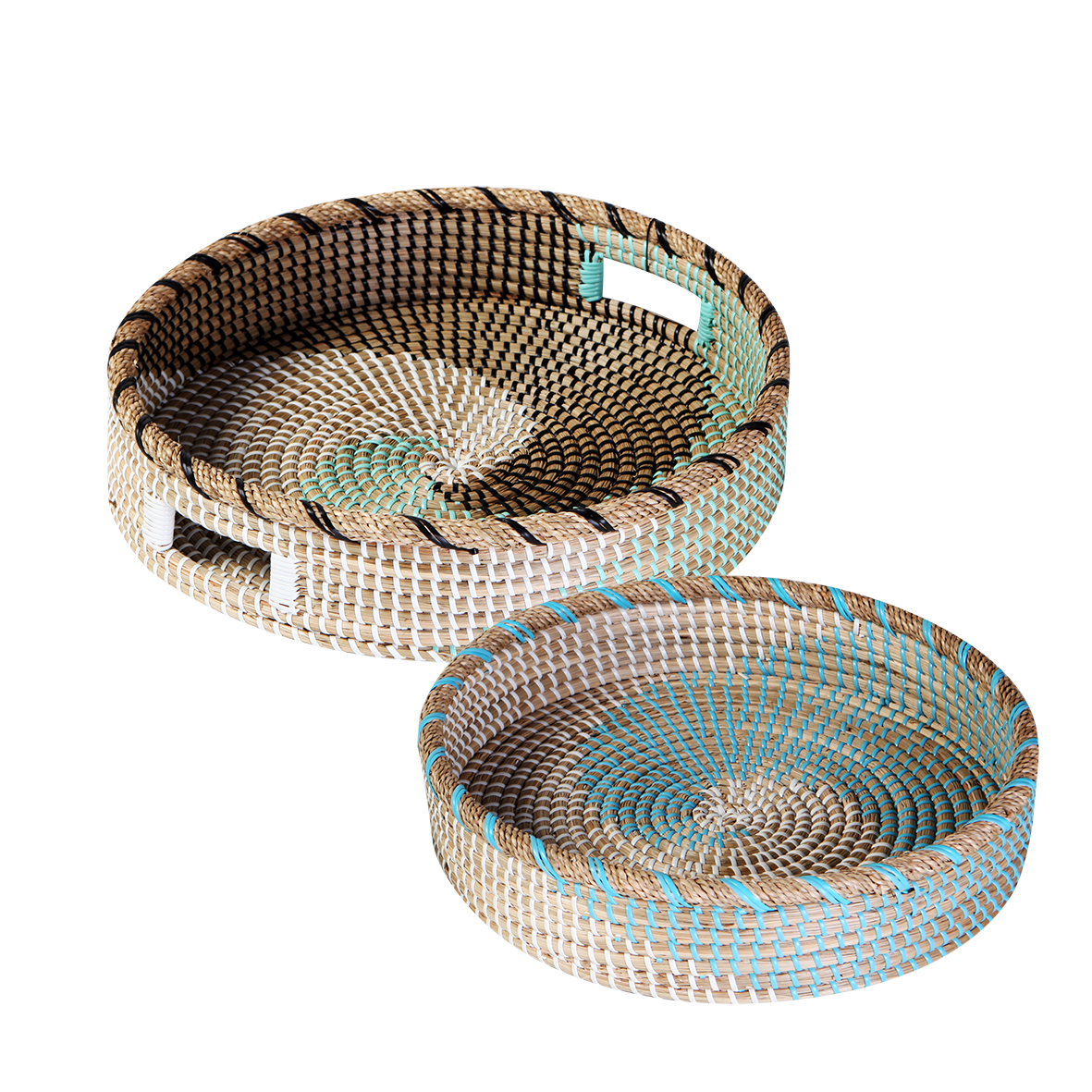 Tray Seagrass sets of 2 HL0113 – Halinh Rattan and Bamboo Co., LTD